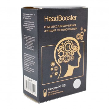 HeadBooster - комплекс для головного мозга, 30 капсул-1