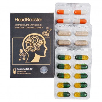 HeadBooster - комплекс для головного мозга, 30 капсул-4