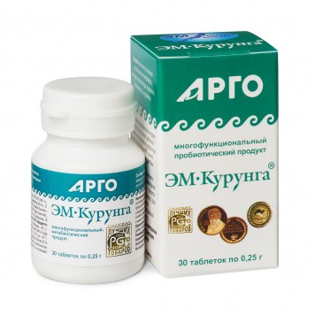 Продукт метабиотический ЭМ-Курунга, таблетки, 30 шт.