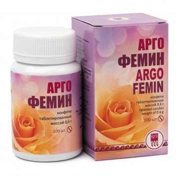 Конфеты таблетированные с растительными экстрактами Аргофемин, 100 шт.