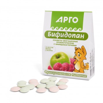 Конфеты обогащенные пробиотические Бифидопан, 70 г-2