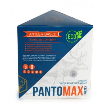 PantoMax Fortex, орешки для мужчин, 50 шт.-4