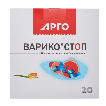 Концентрат сухой напитка безалкогольного Варико-стоп, 20 пакетов по 10 г-1