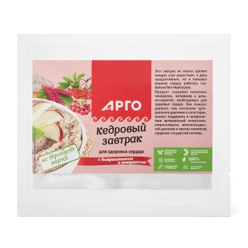 Завтрак кедровый для сердца с боярышником и амарантом, 40 г-1