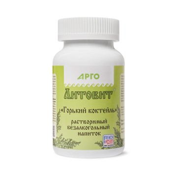 Литовит-напиток растворимый Горький коктейль, порошок, 140 г-1