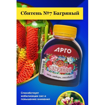 Сироп Сбитень №7 Багряный, 250 г/180 мл-2