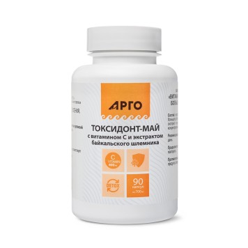 Токсидонт-май с экстрактом байкальского шлемника, капсулы 90 шт.-1
