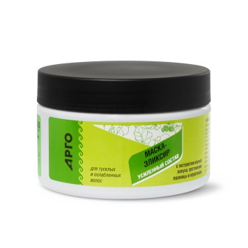 Маска-эликсир для волос с экстрактом корней лопуха, протеинами пшеницы и кератином, 250 мл-1