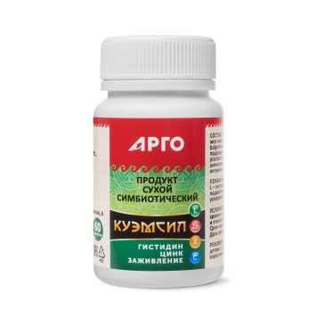 Продукт симбиотический КуЭМсил L-гистидин цинк заживление, таблетки 60 шт.-2