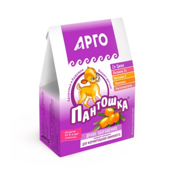 Драже профилактическое Пантошка с цинком и витамином D3, 80 г-2