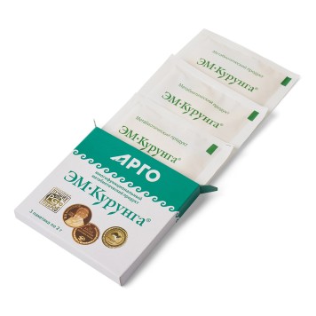 Продукт метабиотический ЭМ-Курунга, порошок, 3 пак. по 2 г-1