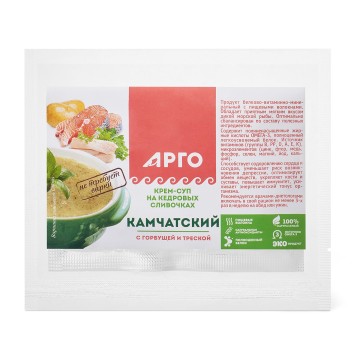 Крем-суп Камчатский с горбушей и треской, 30 г