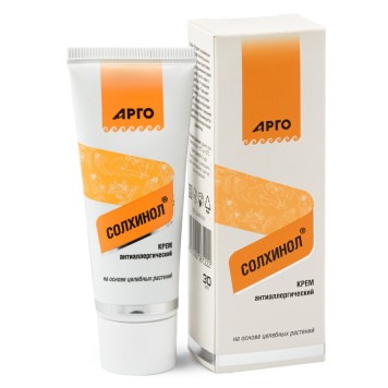 Крем антиаллергический Солхинол, 30 мл-4