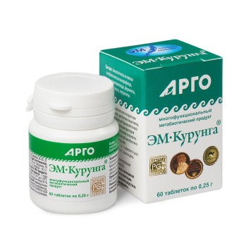 Продукт метабиотический ЭМ-Курунга, таблетки, 60 шт.