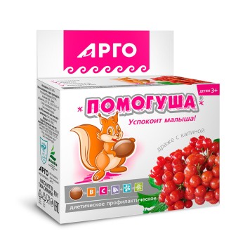 Драже детское с калиной Помогуша, 80 г-4