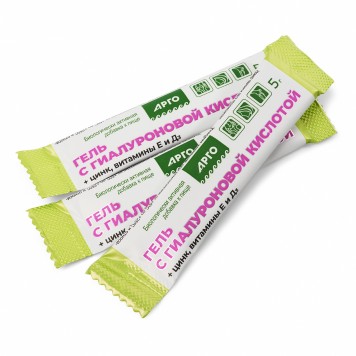 Гель с гиалуроновой кислотой, цинком, витаминами Е и D3, 20 стиков по 5 г-2