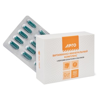 Комплекс с морским коллагеном и эластином, капсулы, 60 шт-1