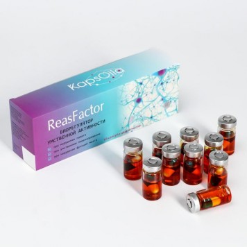 РеасФактор - биорегулятор умственной активности, капсулы 10 шт.