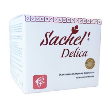 Sachel Delica при акне, крем ламеллярный серии нано, 15 мл