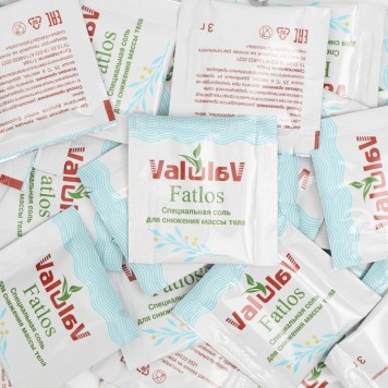 ValulaV Fatlos специальная соль для похудения, 50 саше-3