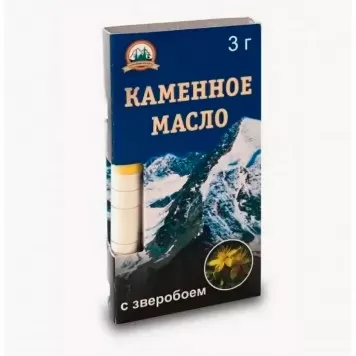 Каменное масло со зверобоем, 3 г