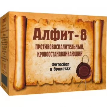 Фитосбор Алфит-8 Противовоспалительный, кровоостанавливающий