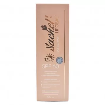 Крем солнцезащитный Sachel Liposal SPF 60, 100 мл-1